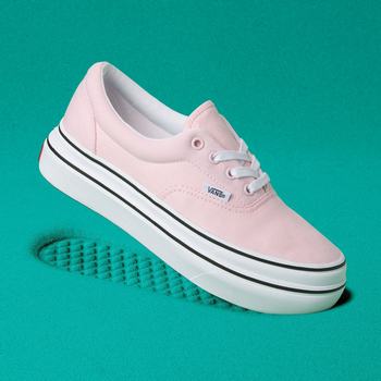 Vans Canvas Super ComfyCush Era - Naisten Tennarit - Pinkki/Valkoinen